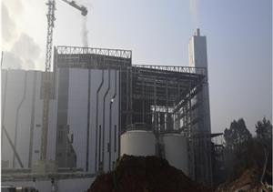 成都鄧雙環保發電廠項目煙囪工程